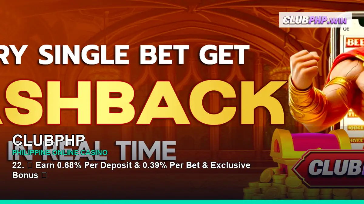 CLUBPHP online casino and slot games for Philippine players