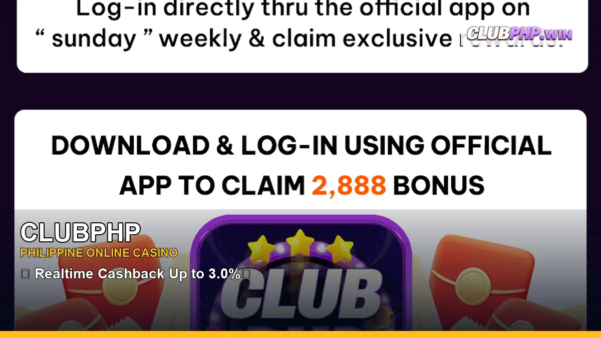CLUBPHP casino app and game selection for Philippine players