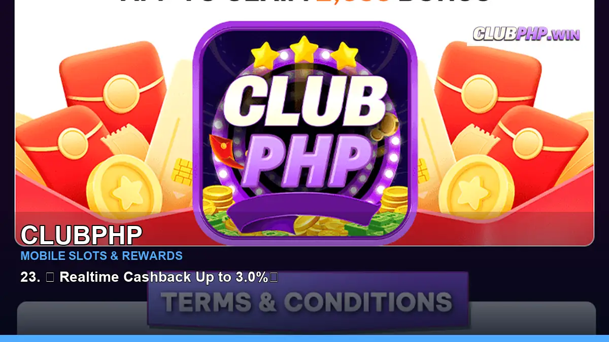 CLUBPHP featured mobile casino slots for Philippine players